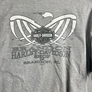 Harley-Davidson Brandon FL H-D Shop Eagle Graphic‎ T-Shirt Biker Motorcycle 2XL
